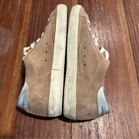 Golden Goose Super-Star Ladies Suede Sneakers Size 38