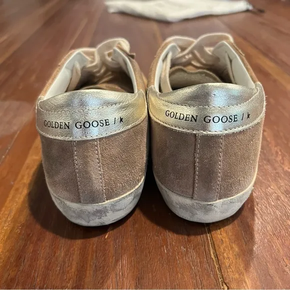 Golden Goose Super-Star Ladies Suede Sneakers Size 38