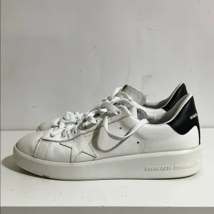 Golden Goose Women's White and Black Sneakers Size 44