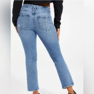 GOOD AMERICAN Good Straight Split Pocket Jeans