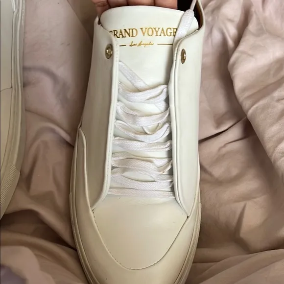 Grand Voyage Los Angeles avedon White Leather Men's Shoes