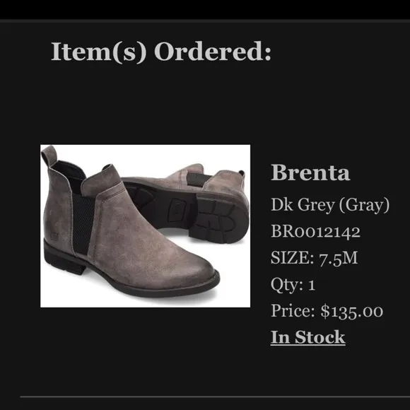 Gray Suede Born Boots
