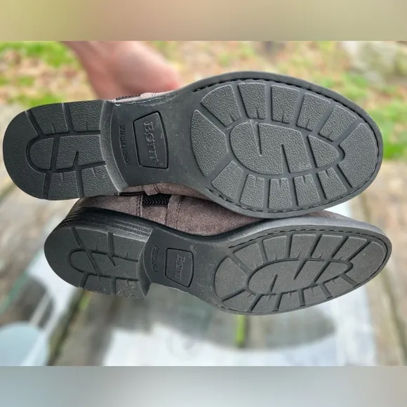 Gray Suede Born Boots