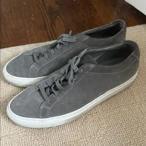 Gray Suede Men's Sneakers