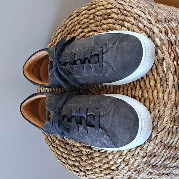 Greats Brooklyn Mens Royale 2.0 Grey Suede Leather‎ Casual Sneakers Size 12