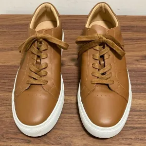 Greats Brooklyn Royale Cuoio Italian Mens Brown Leather Sneaker/Shoes. Size 12.