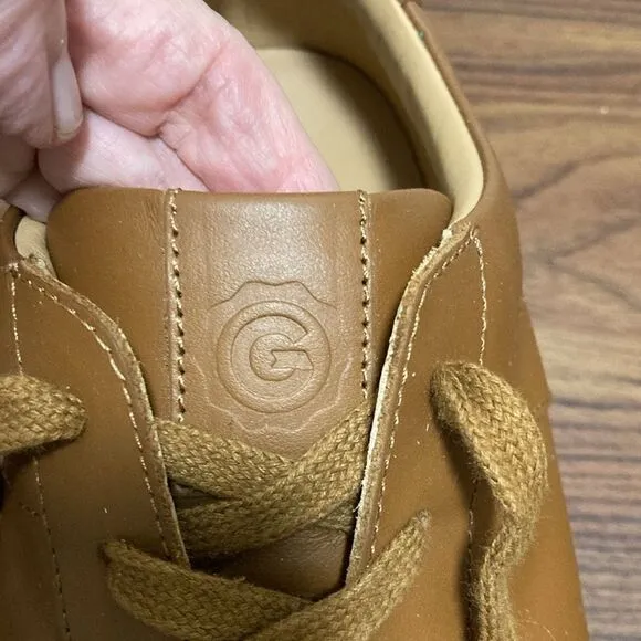 Greats Brooklyn Royale Cuoio Italian Mens Brown Leather Sneaker/Shoes. Size 12.