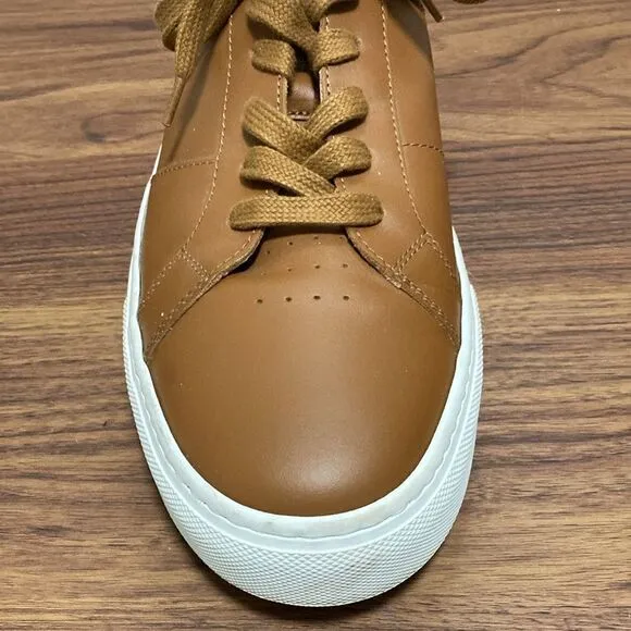 Greats Brooklyn Royale Cuoio Italian Mens Brown Leather Sneaker/Shoes. Size 12.