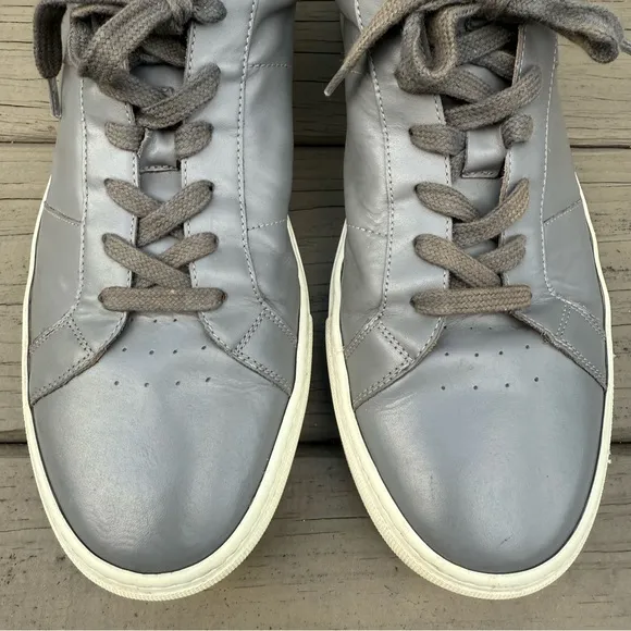 GREATS Royale Gray Leather Sneakers size 13