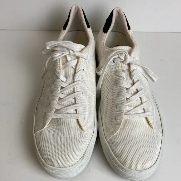 Greats The Royale Knit White Navy Sneakers Shoes 13 Preppy Academia Tenniscore