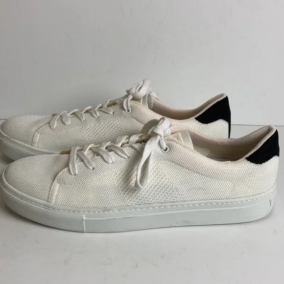 Greats The Royale Knit White Navy Sneakers Shoes 13 Preppy Academia Tenniscore