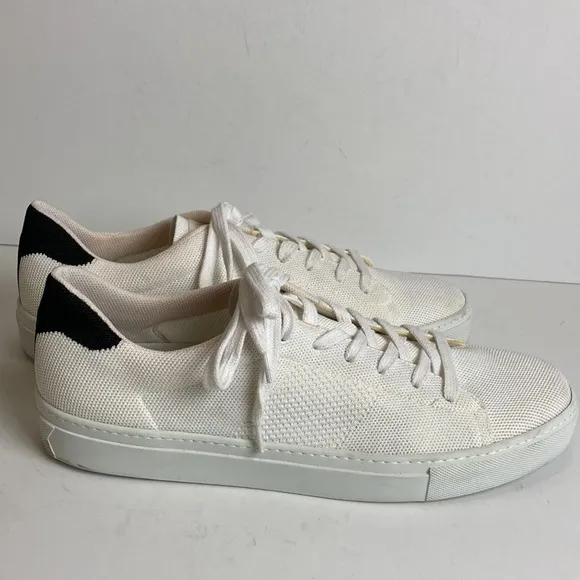 Greats The Royale Knit White Navy Sneakers Shoes 13 Preppy Academia Tenniscore