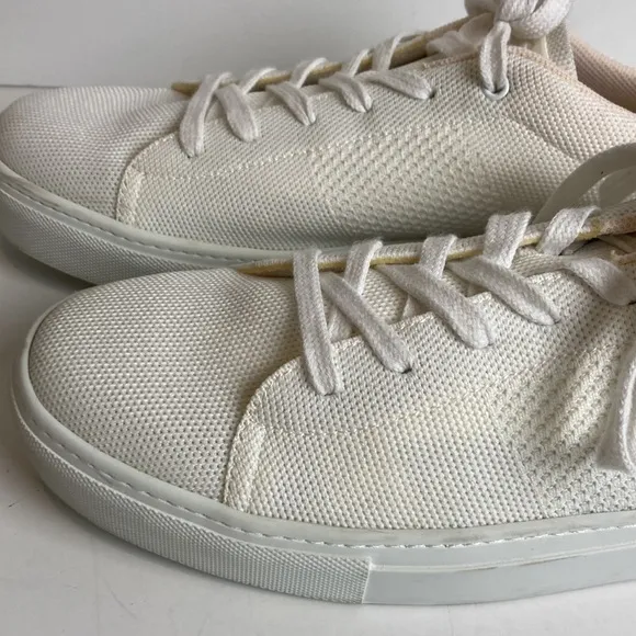Greats The Royale Knit White Navy Sneakers Shoes 13 Preppy Academia Tenniscore