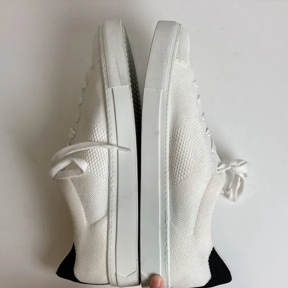 Greats The Royale Knit White Navy Sneakers Shoes 13 Preppy Academia Tenniscore