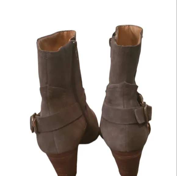 Green Leather Lucky Brand Boots Size 9