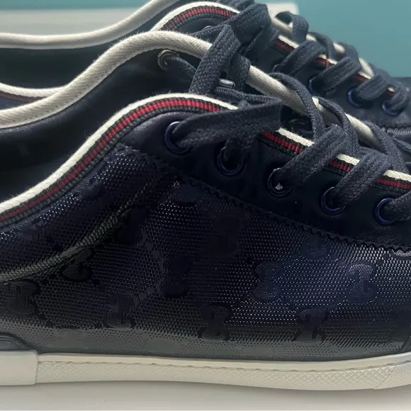 Gucci Blue Sneakers Classic Sporty Design