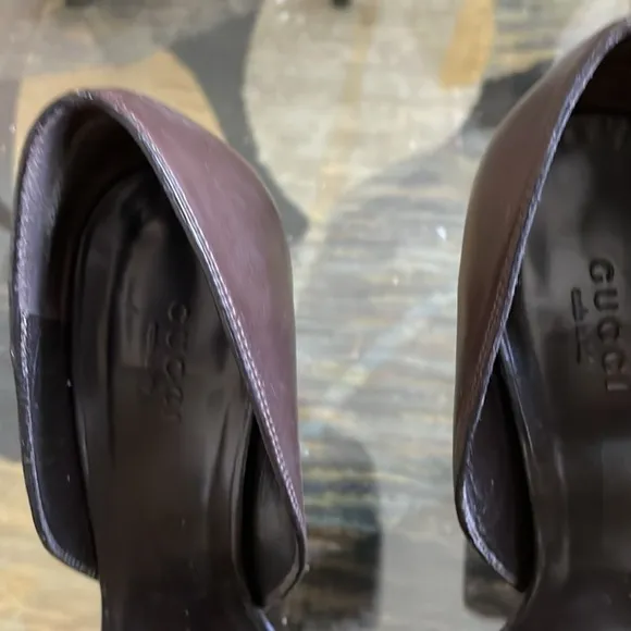 Gucci horsebit accent D’Orsay shoe size 38