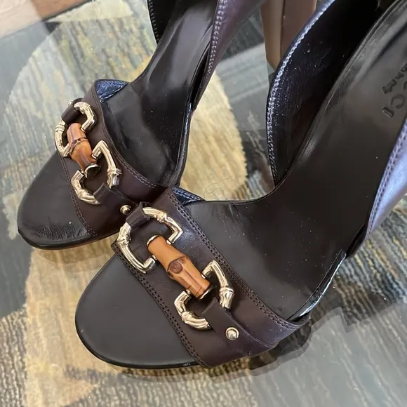 Gucci horsebit accent D’Orsay shoe size 38