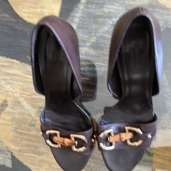 Gucci horsebit accent D’Orsay shoe size 38