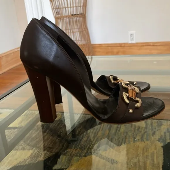 Gucci horsebit accent D’Orsay shoe size 38