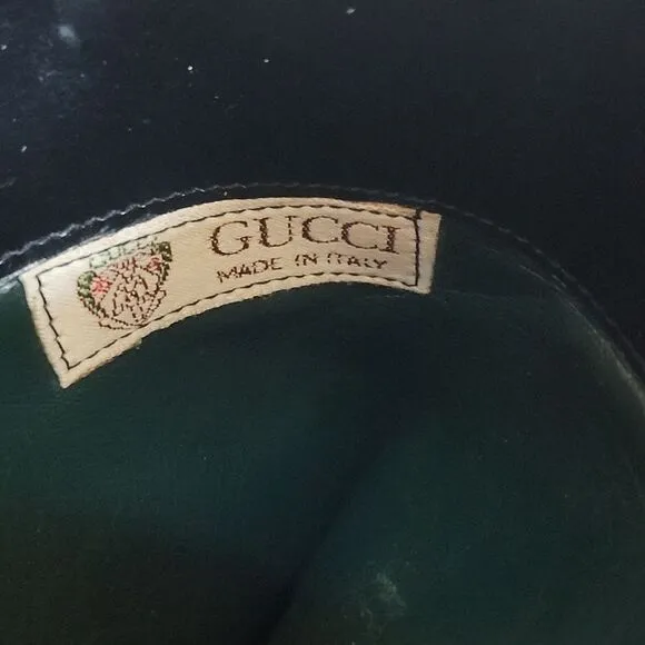 Gucci Leather Riding Boots