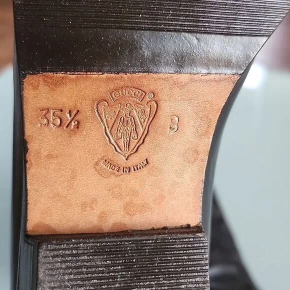 Gucci Leather Riding Boots
