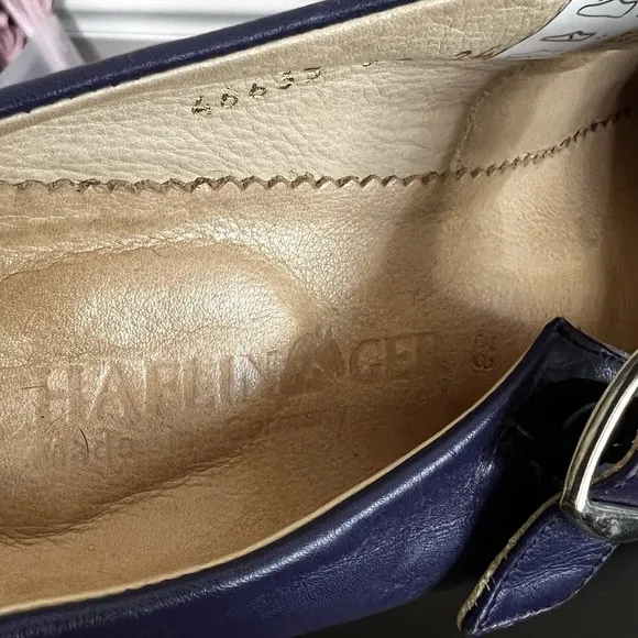 Haflinger Women's Mule Mary Jane Slip On Shoes Sandals Size 38/US 7.5 Purple