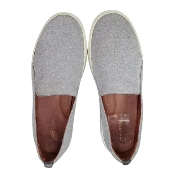 Halogen Shoes Womens 6 Sneakers Slip On Platform Fashion Casual Grey Lifestyle