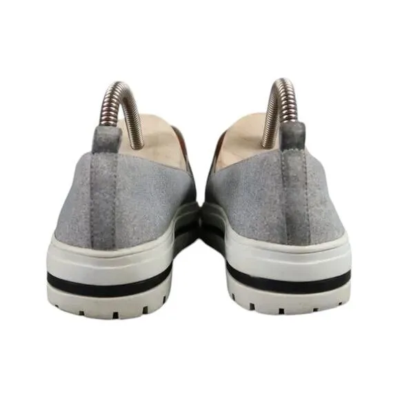 Halogen Shoes Womens 6 Sneakers Slip On Platform Fashion Casual Grey Lifestyle
