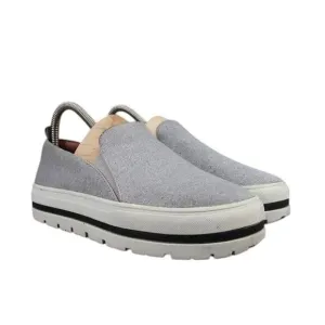 Halogen Shoes Womens 6 Sneakers Slip On Platform Fashion Casual Grey Lifestyle