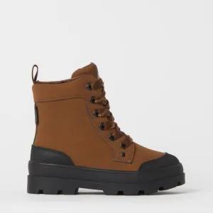 H&amp;M Kids Brown WaterProof Boots size 9