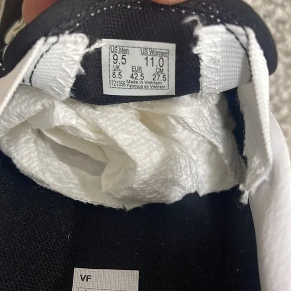 Hard to Find Vans Black and White Glow Skull Slip-On Canvas Shoes
