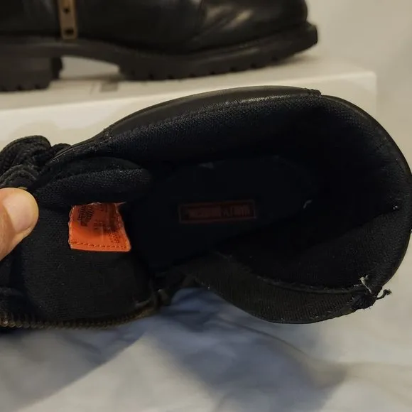Harley Davidson genuine leather bike riding boots size 10.5