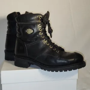 Harley Davidson genuine leather bike riding boots size 10.5