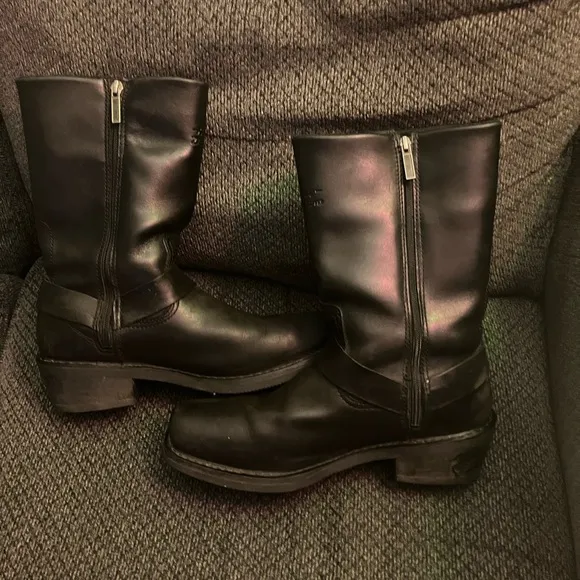 Harley-davidson Hustin Waterproof Leather Riding Boots black men’s 10