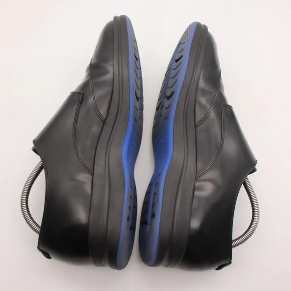 HARRYS of LONDON Double Monk Strap Men's EU 44 Black Leather Wingtip Shoes Italy