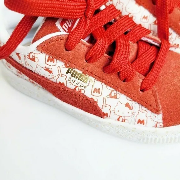 Hello Kitty Puma Sneakers -Exclusive! NEW 8 Red