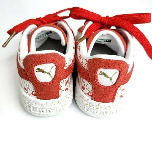 Hello Kitty Puma Sneakers -Exclusive! NEW 8 Red