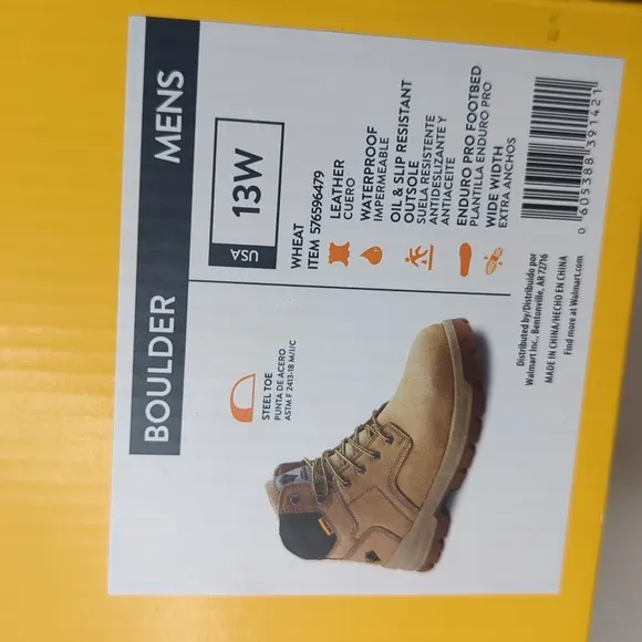 Herman Survivors boulder waterproof 6&quot; steel toe boots men's size 13 Wide