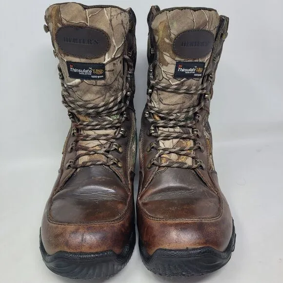 Herters Camo Hunting Boots Waterproof Mens 10.5-W, 1000g-Thinsulate-Ultra 818660