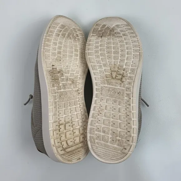 Het Dude Men's Tan Taupe Casual loafer Shoes Size 8 Lace up design Slip on