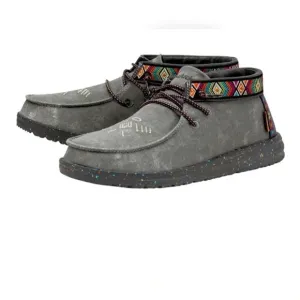 Hey Dude NWT Wendy Iris Festival Aztec Band Grey Women's Size 9 Slip On Shoes