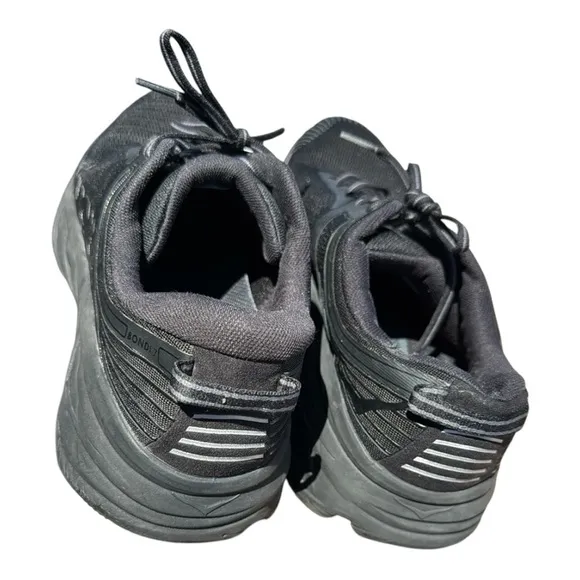 Hoka Bondi 7 Men's Athletic Shoes - Black Size 12