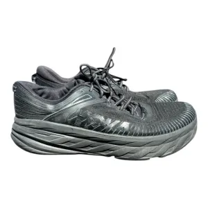 Hoka Bondi 7 Men's Athletic Shoes - Black Size 12