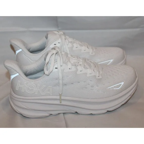 HOKA CLIFTON‎ 9 WOMEN'S WWH WHITE RUNNING SNEAKERS