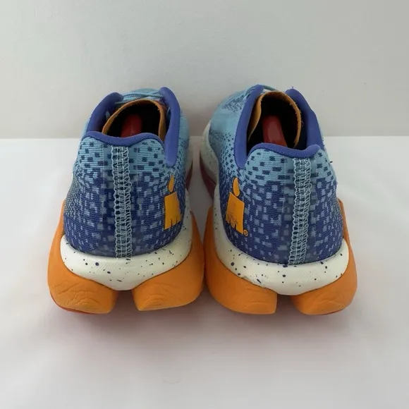 Hoka One One Ironman Mach X ABSSP Blue Orange Men's Size 10.5