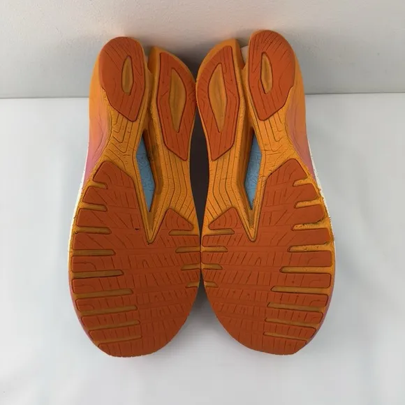 Hoka One One Ironman Mach X ABSSP Blue Orange Men's Size 10.5