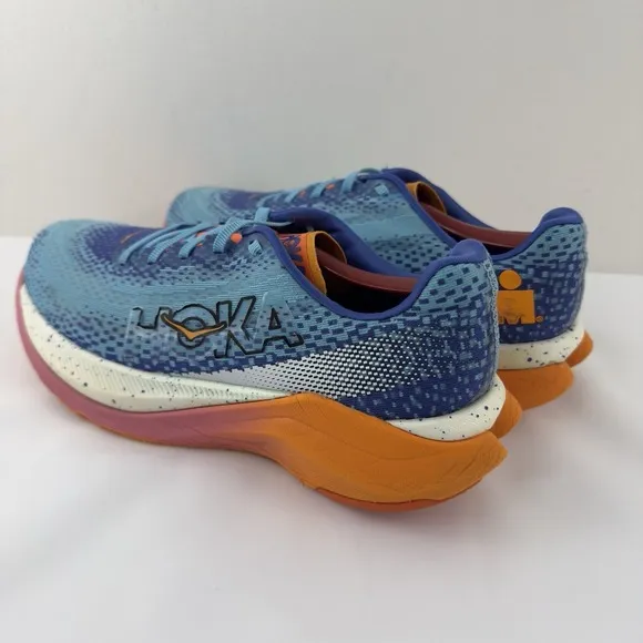 Hoka One One Ironman Mach X ABSSP Blue Orange Men's Size 10.5
