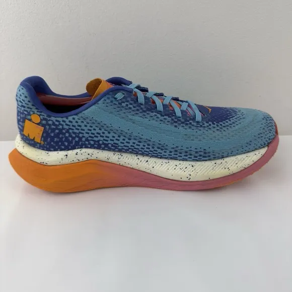 Hoka One One Ironman Mach X ABSSP Blue Orange Men's Size 10.5