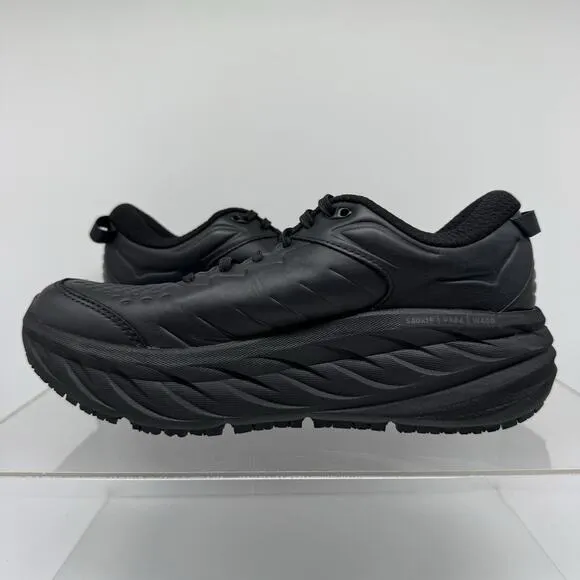 Hoka One One Mens Bondi SR 1110520 BBLC Black Running Shoes Sneakers Size 9